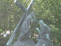 Via Crucis, Jasna Gora, Poland - 4th Station, Jesus meets his mother