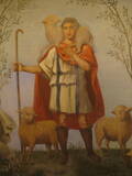 Jesus the Good Shepherd - in the Basilica degli Apostoli in Rome