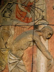 1st Station of the Cross on the Via Crucis in Trastevere, Rome