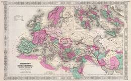 1864 Johnson Map of the Roman Empire