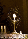 Adoration of the Blessed Sacrament in Medjugorje
