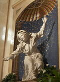 Statue of Mary in the Cathedral of St Matthew, Washington DC