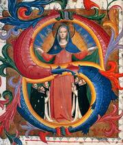 Madonna of Mercy with Kneeling Friars by Fra Anglico