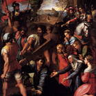 Christ Falls on the Way to Calvary by Raffaello Sanzio