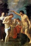 Baptism of Christ by Guido Reni