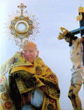 John Paul II with the Most Blessed Sacrament