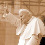 Pope John Paul II at WYD/JMJ Toronto 2002.