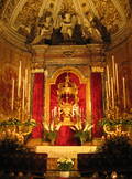 Adoration of the Blessed Sacrament in Rome on Maundy Thursday, Holy Week 2013