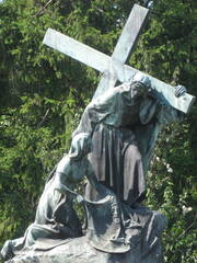 Via Crucis, Jasna Gora - 6th Station, Veronica wipes the face of Christ