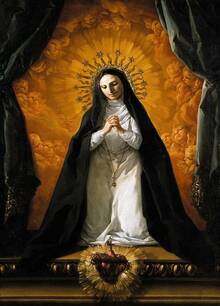St Margaret-Mary Alacoque by Corrado Giaquinto