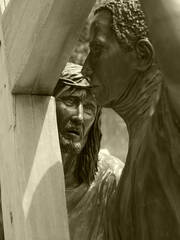Simon helps Jesus - photo taken by Erin-Therese