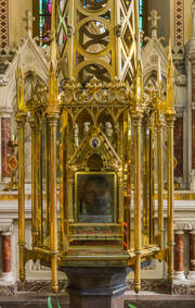 Head of St Oliver Plunkett - in St Peter's Church, Drogheda
